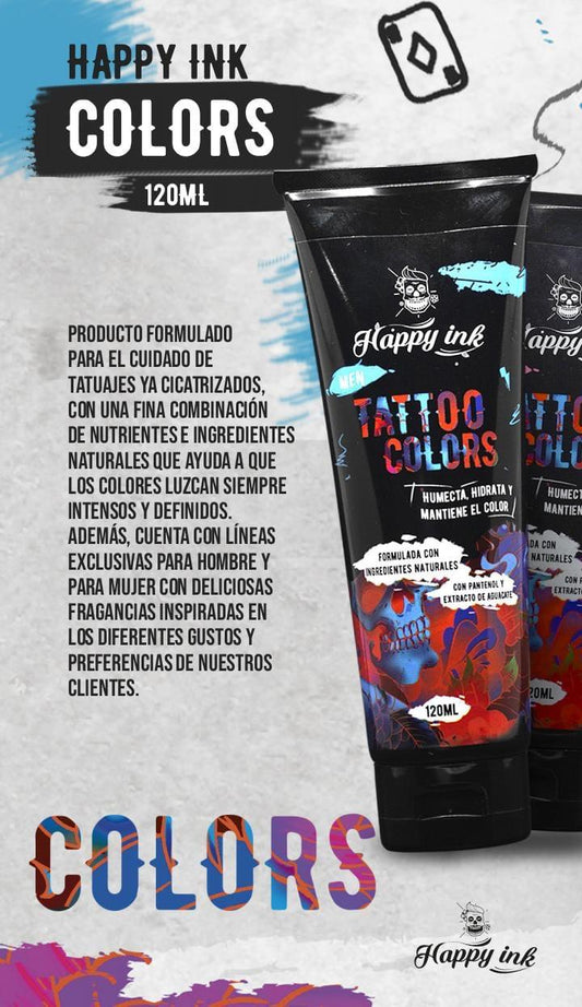 Happy Ink Colors - Crema para tatuajes